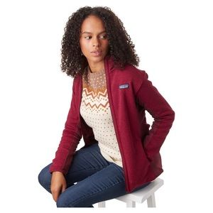 Red Patagonia better sweater jacket